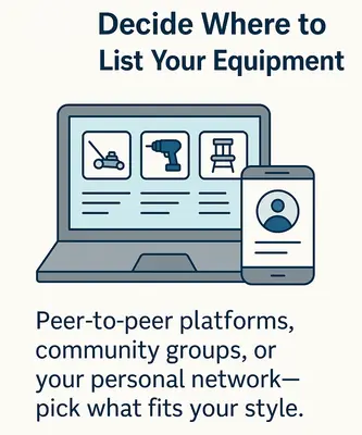 Decide Where to List Your Equipment